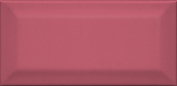 Клемансо Плитка настенная  розовый грань 16056 7,4х15