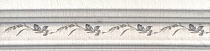 Кантри Шик Багет белый декорированнный BLB028 5х20