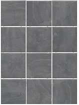 Дегре Плитка настенная серый темный 1300H 9,8х9,8 (полотно 29,8х39,8)