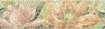 Летний сад Бордюр Лилии лаппатированный HGD\A148\880L   5,7х30