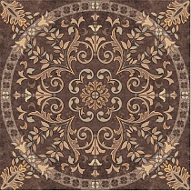 Pompei Панно напольное коричневое (PY6R114) 84x84