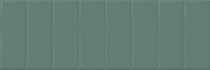 Роса Рок Плитка настенная Полосы зеленая 1064-0370 20х60