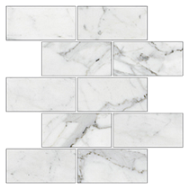 Marble Trend Мозаика K-1000/MR/m13/30,7x30,7 Carrara